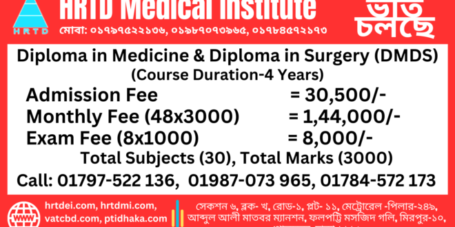 Best Diploma in Medicine and Diploma in Surgery (DMDS) Course