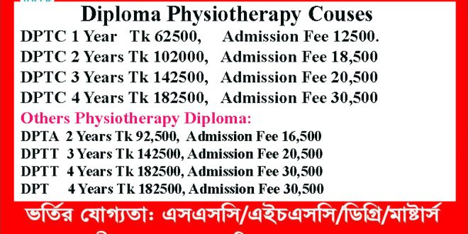 1 Year Physiotherapy Course in Dhaka 1 1 Year Physiotherapy Course in Dhaka