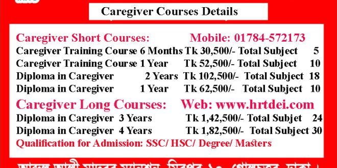 Caregiving Course 6 Month in Dhaka